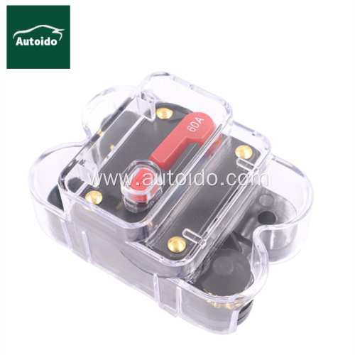 Clear Car Circuit Breaker with Manual Reset Cover